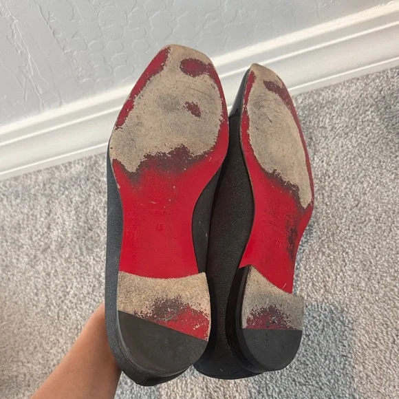 Christian Louboutin Black Patent Loafers - Picture 5 of 5